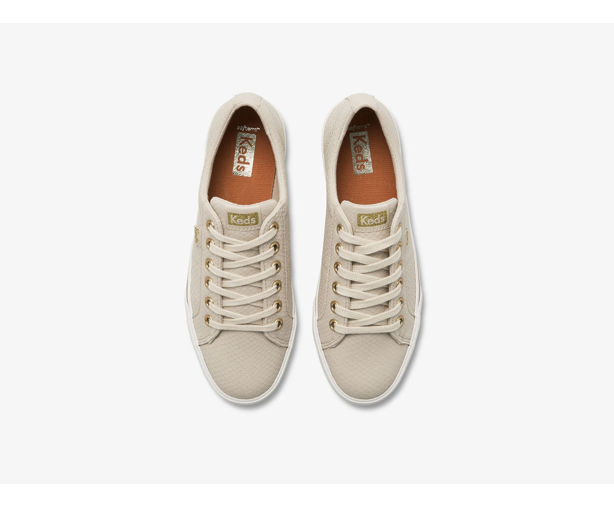 Keds | Jump Kick Duo Vegan Soft Buck + Croc Emboss