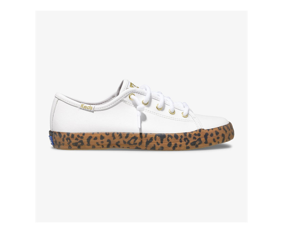 Keds | Big Kid's Kickstart Leopard Foxing Sneaker