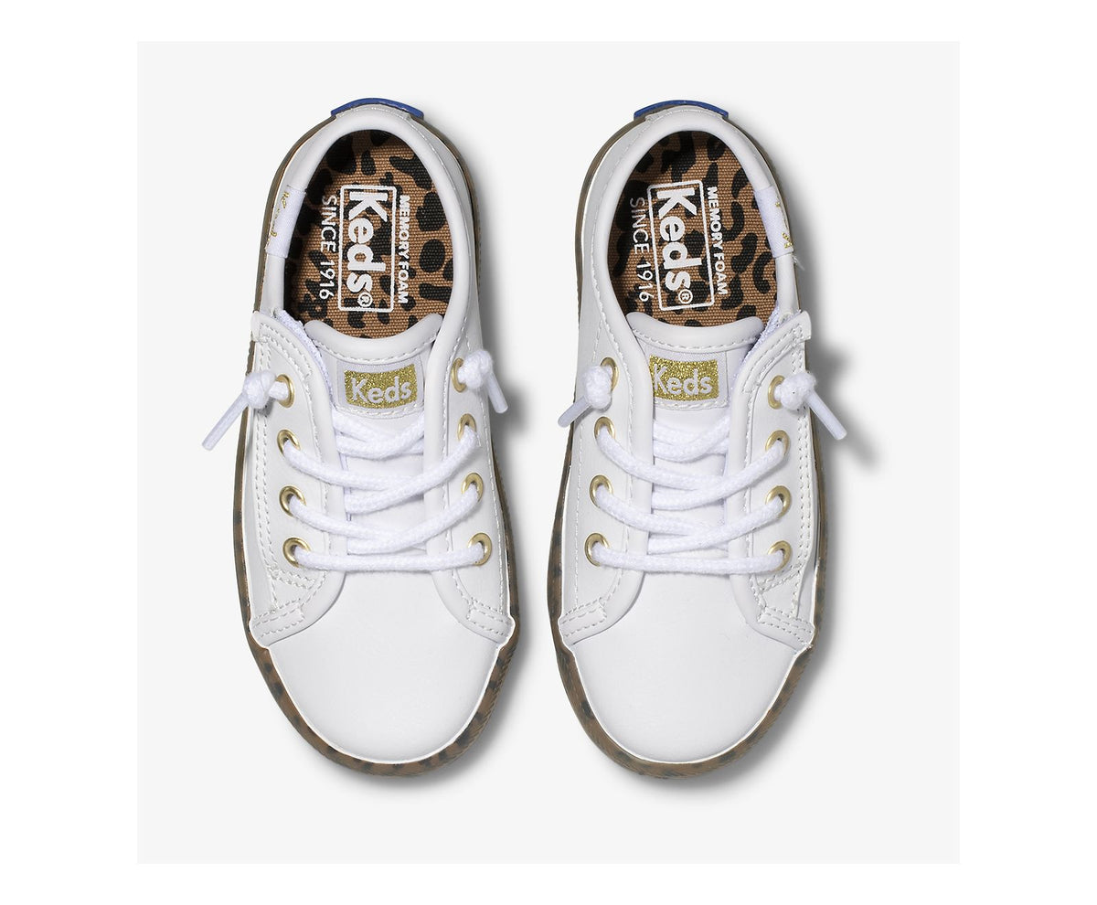 Keds | Big Kid's Kickstart Leopard Foxing Sneaker Jr