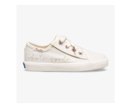 Keds | Little Kid's Keds x kate spade new york Kickstart Jr Ivory Glitter