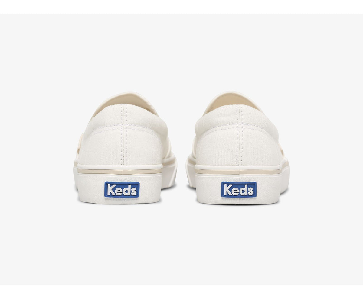 Keds | Jump Kick Slip Stripe Chambray