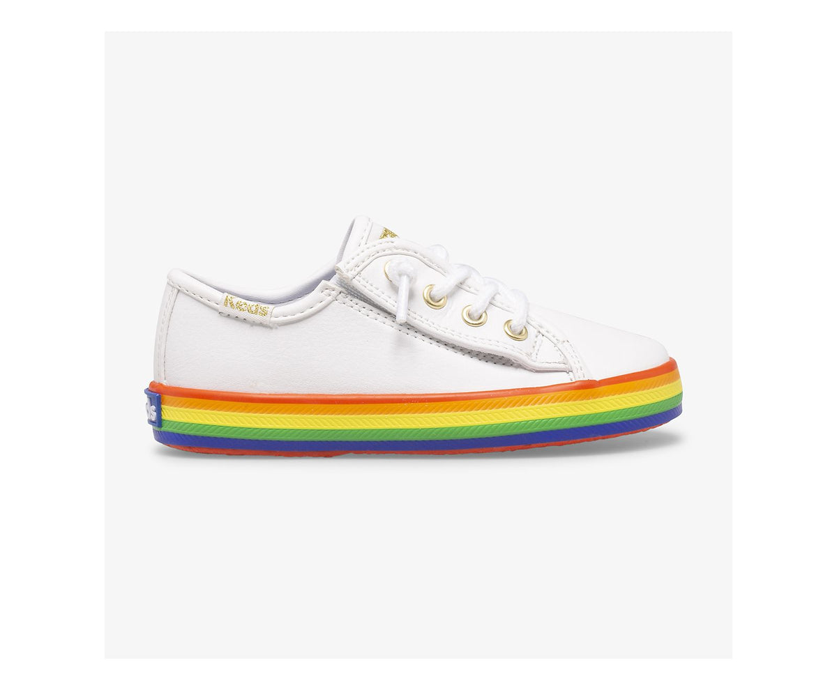 Keds | Little Kid's Kickstart Leather Jr Rainbow