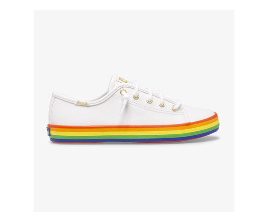 Keds | Big Kid's Kickstart Leather Rainbow