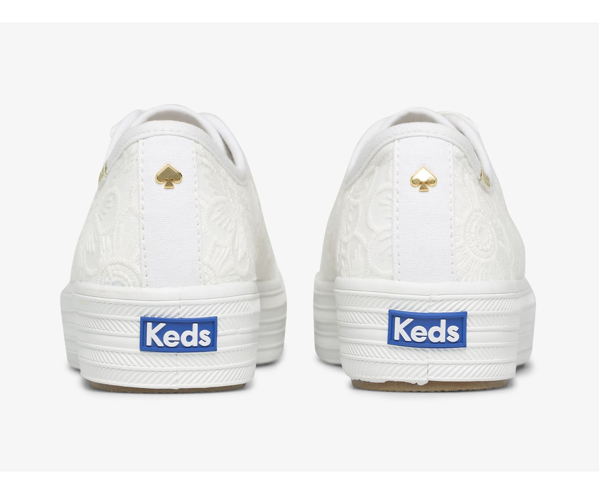 Keds | Keds x ksny Triple Kick Floral Eyelet Pearls